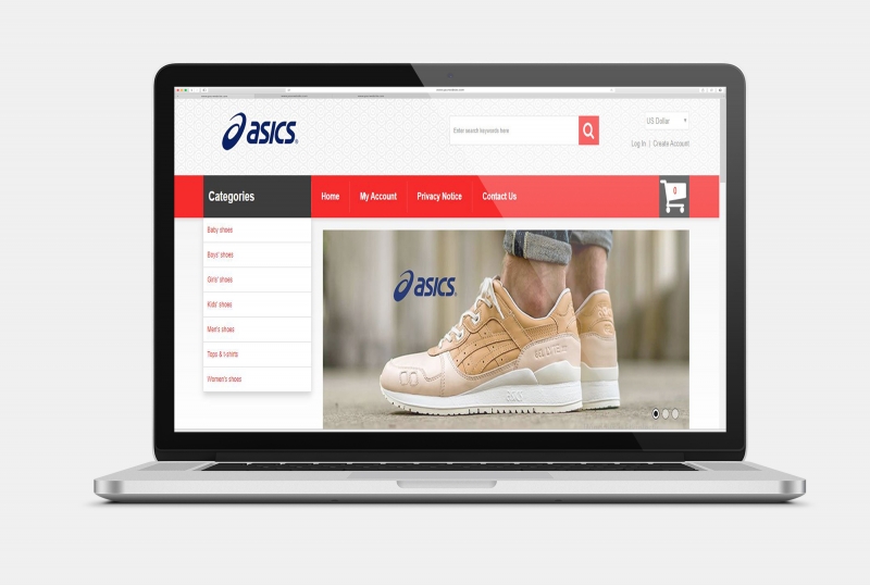 Office701 | Asics | E-Commerce Website