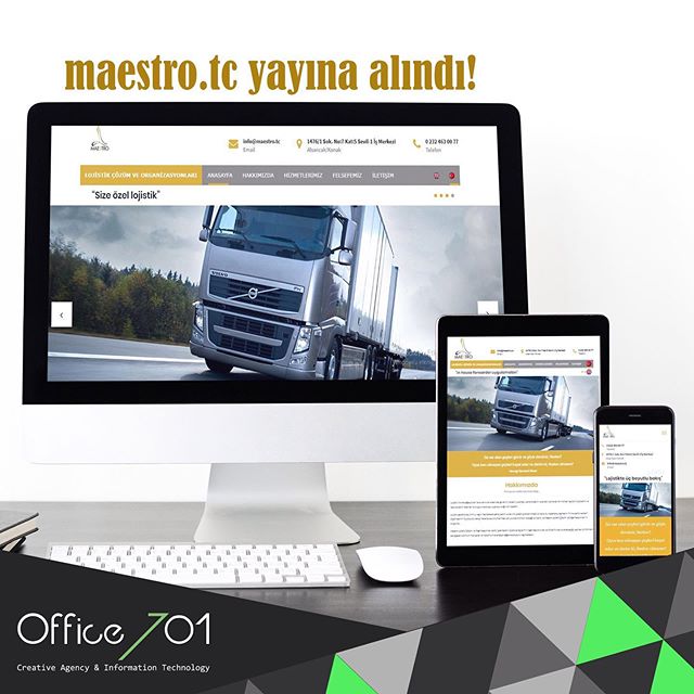 Office701 | Maestro Lojistik | Transportation & Logistics Website