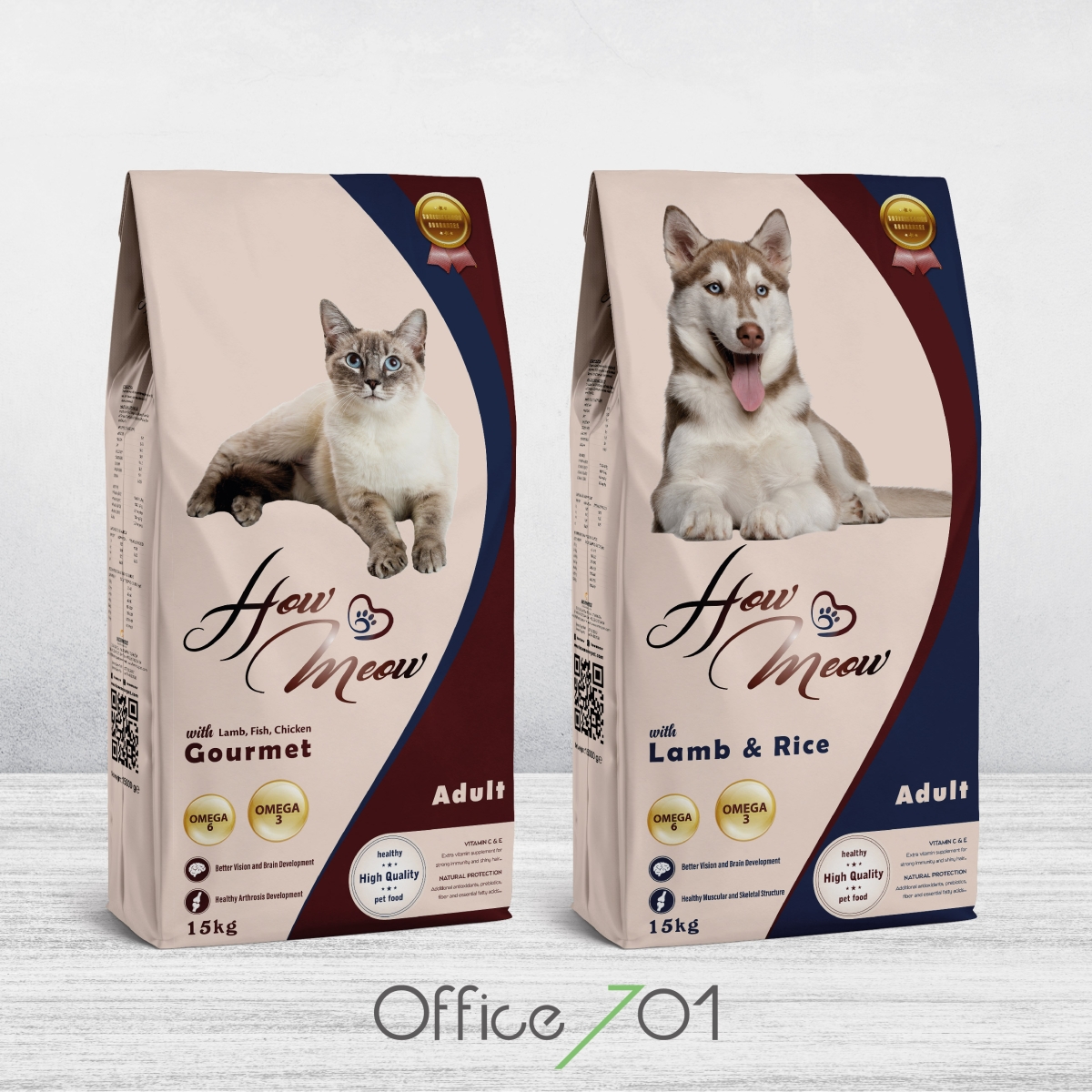 Office701 | HowMeow | Pet Food Package Design