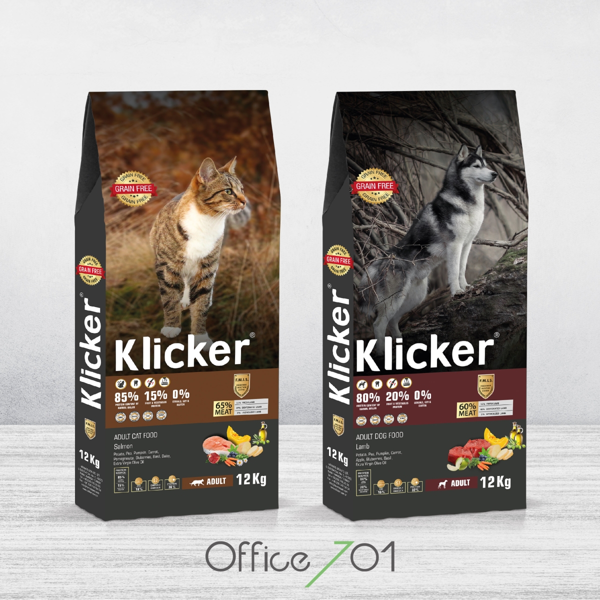 Office701 |  Klicker | Pet Food Package Design
