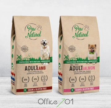 Office701 | Paw Natural Pet Food Packaging Design