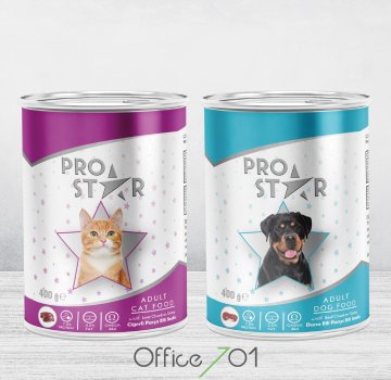 Office701 | Prostar Canned Pet Food Packaging Design