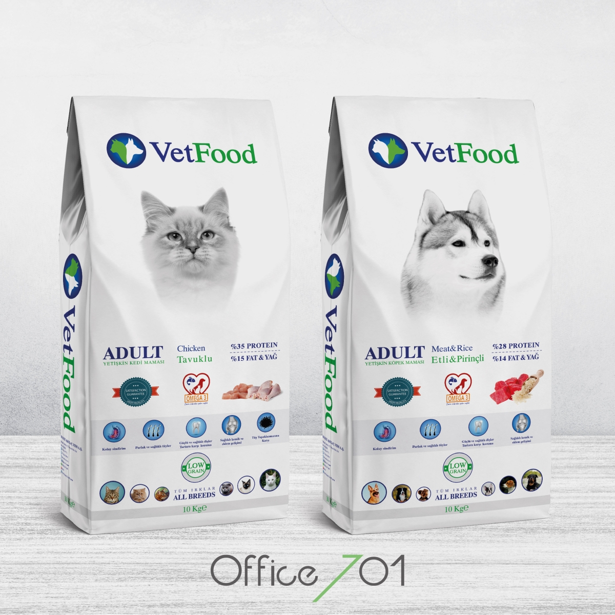 Office701 | VetFood Pet Food Packaging Design