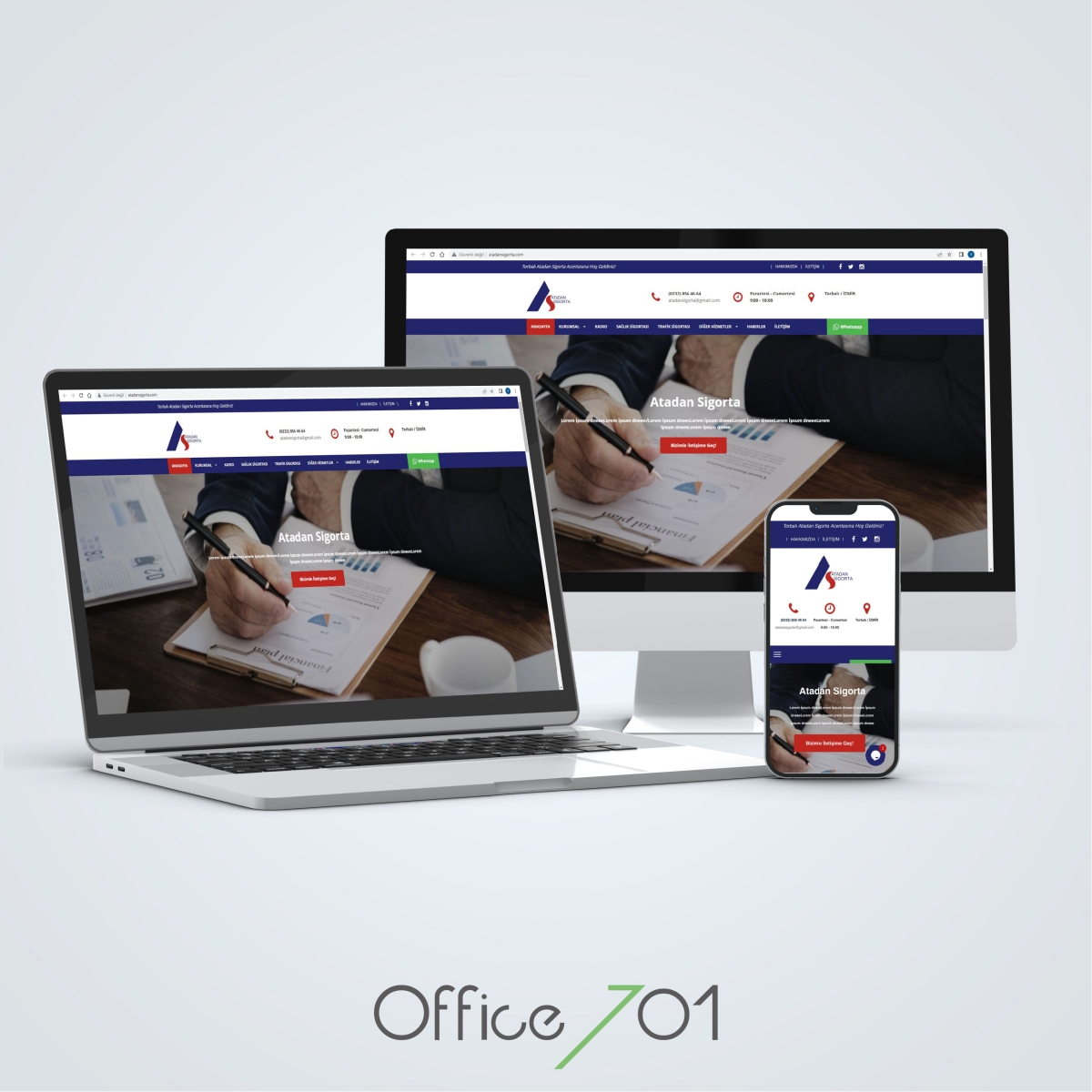 Office701 | Atadan Sigorta | Insurance Website