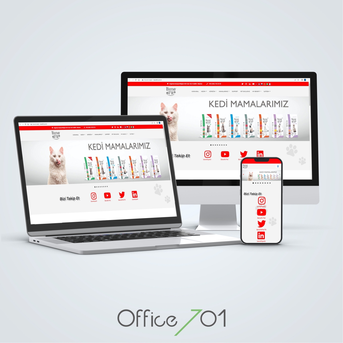 Office701 | Benefit | Pet Food Website