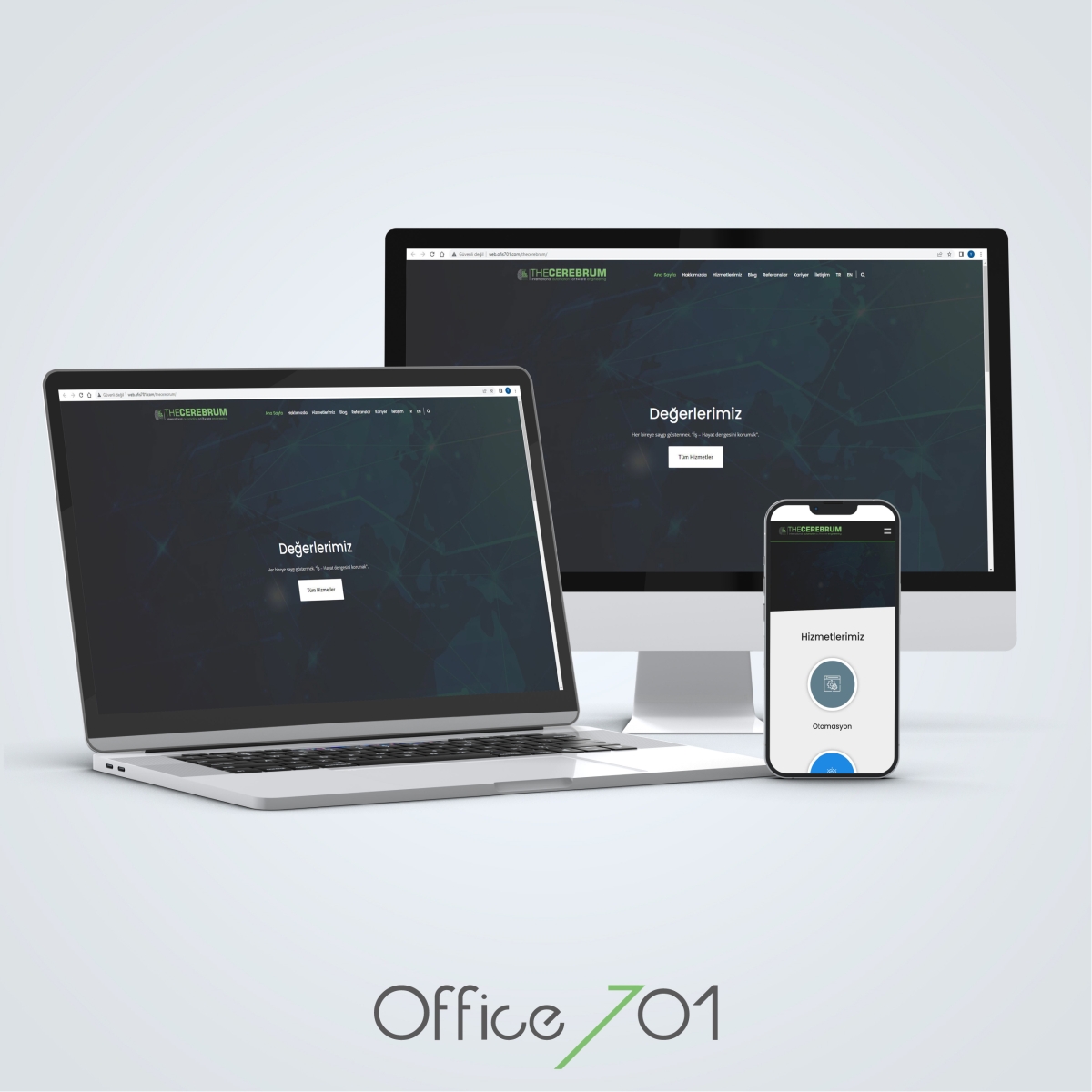 Office701 | The Cerebrum | Software Services Website