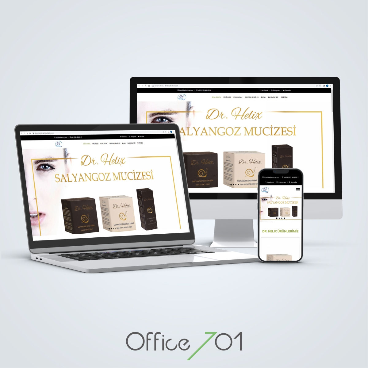 Office701 | Dr. Helix Cilt Bakımı | Cosmetic Website