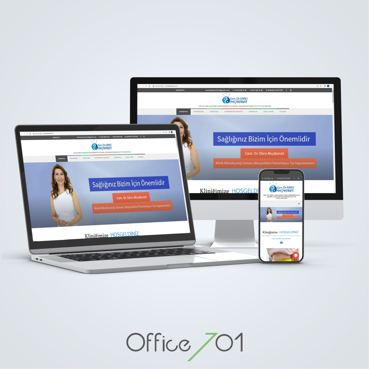 Office701 | Ebru Akçakanat | Healthcare & Medical Website