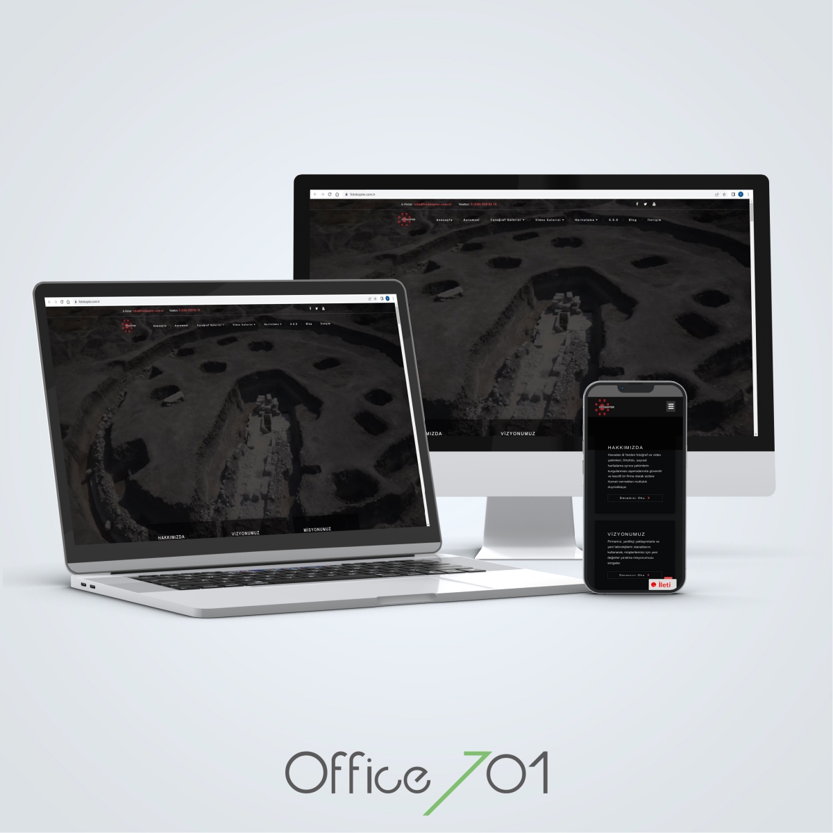 Office701 | Fotokopter | Media & Digital Production Website