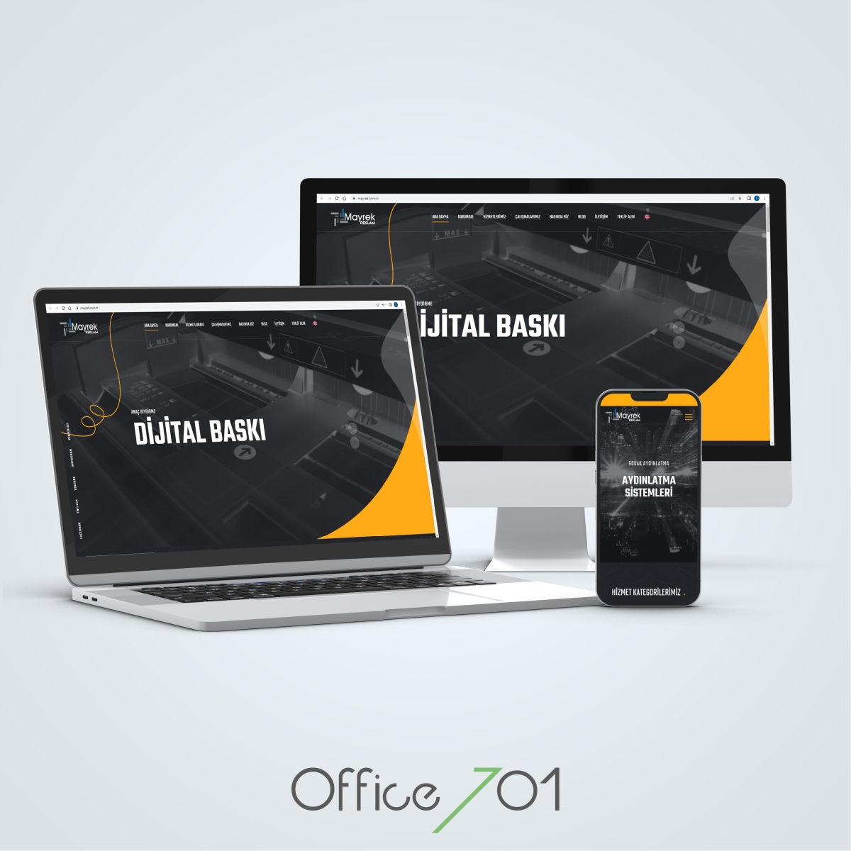 Office701 | Mayrek Reklam | Advertising Website Redesigned