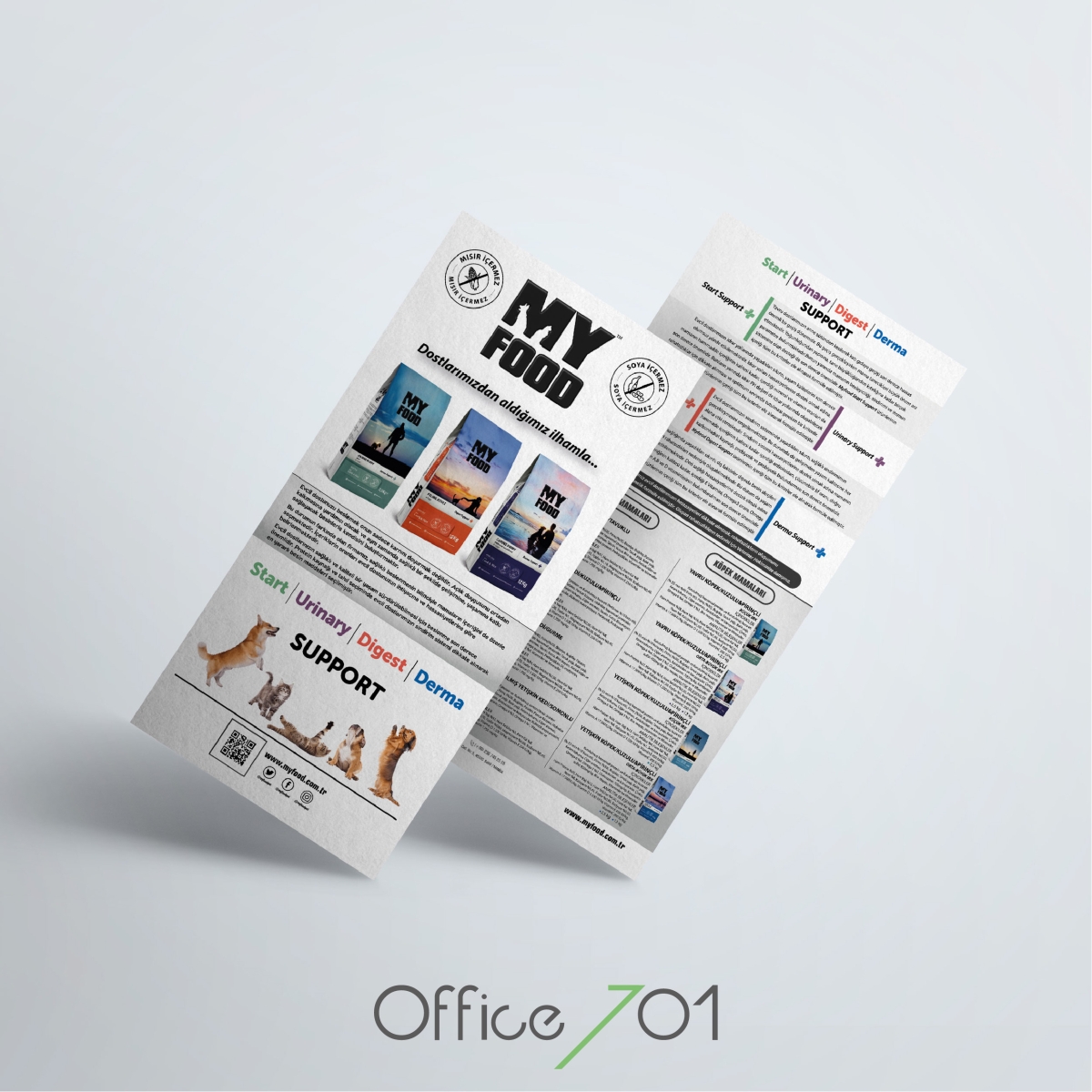 Office701 | Myfood Broşür Tasarımı