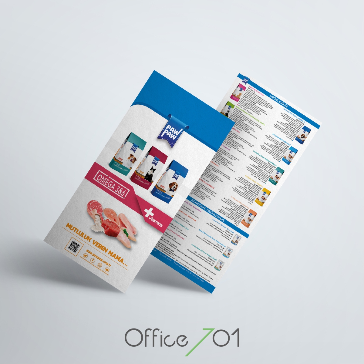 Office701 | Pawpaw Broşür Tasarımı