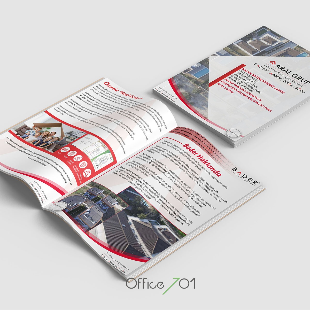 Office701 | Aral Grup Katalog Tasarımı